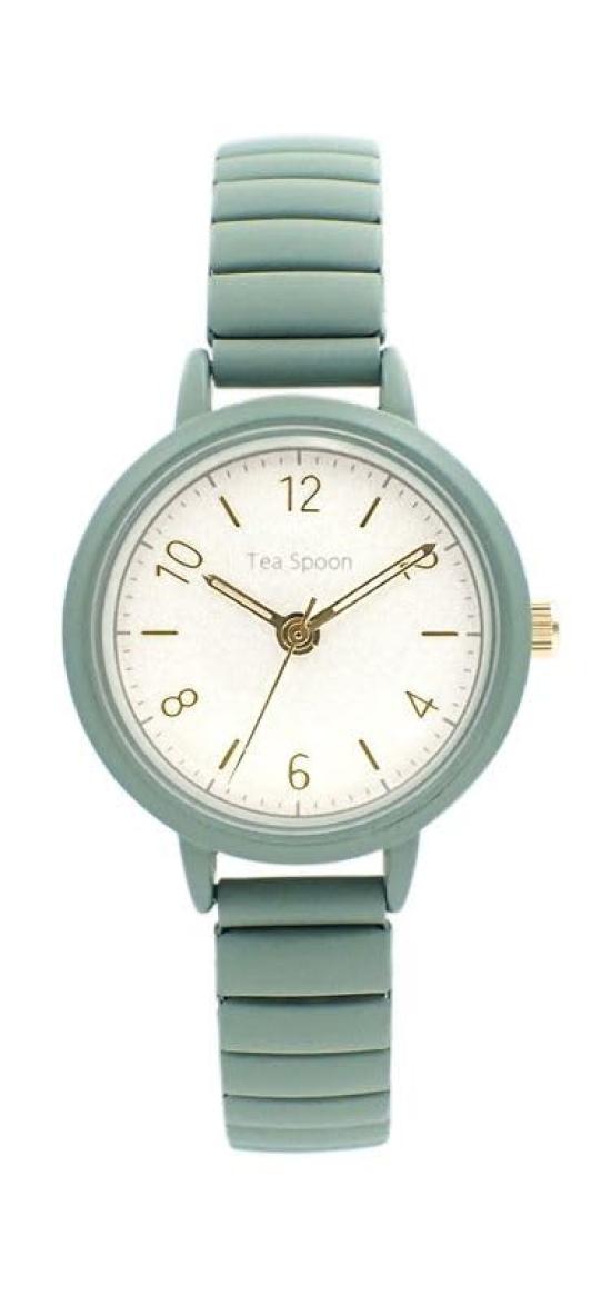 

[Подписаться] Часы Tea Spoon Natural Color Bellows Watch E00523S-5 GR Womens Green