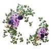 Wedding Decoration Set Artificial Rose Peony Archway Door Sign Ceremony Party Decor