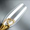 Kristall-Champagnergläser, Hochzeitskelche, Rotweingläser, europäische Sektgläser für den Haushalt, goldene Gläser