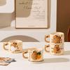 Buddhist Cute Master Kapibala Ceramic Cup Single Cup Cute Creative Capybara Student Mug Birthday Gift Cup