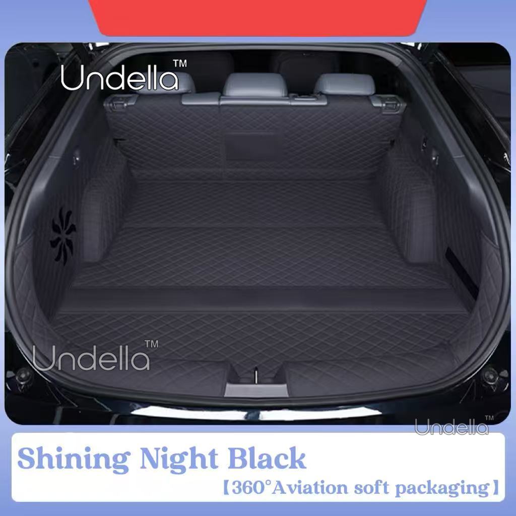 Leather Trunk Mat for XPENG P7+ P7plus 2026 2027 Car Leather Boot Covers Scratch Trunk Mat Pad Tray Protect Interior Accessories