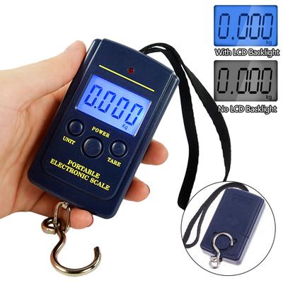 1 Stück Multifunktionale Mini 40kg/10g Elektronische Hängende Angel-Gepäckwaage Tragbare Digitale Handliche Taschen-Gewichtshakenwaage