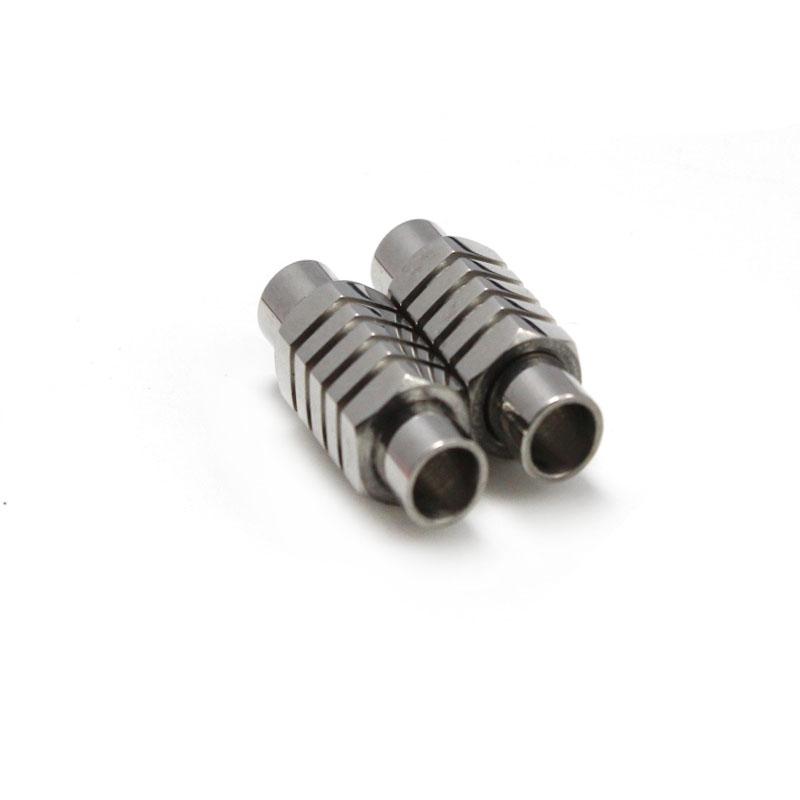 Stainless Steel Strong Magnetic Clasps for 3 4 5 6 8 mm Leather Bracelet Necklace End Clasp Connectors for DIY Jewelry Making