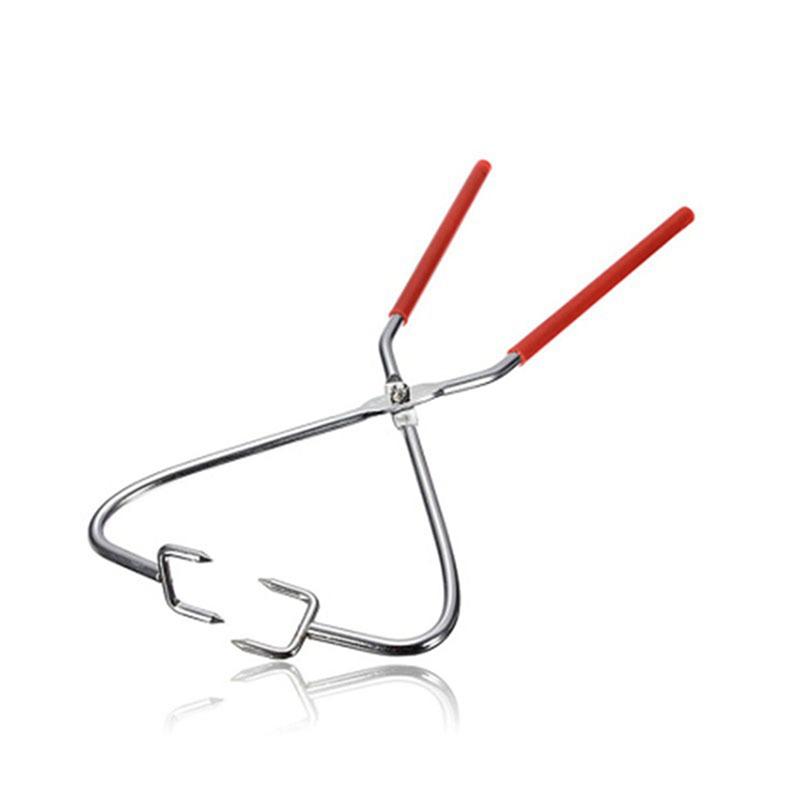 M-Modern-1 Piece Stainless Steel Caliper Pottery Clamp Clay Sculpture Dipping Tongs Pottery Kiln Hand Clamp Clay Modeling Cerami