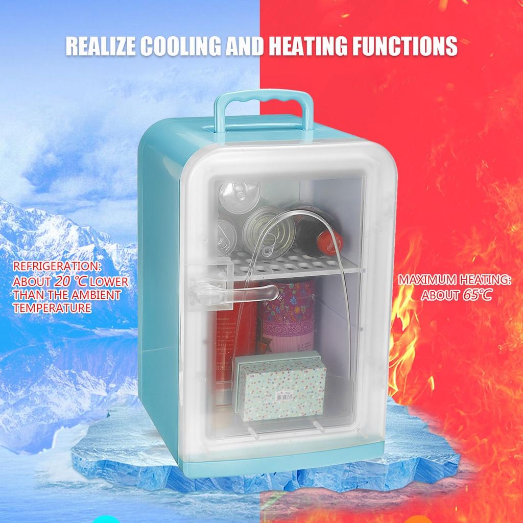 20L Mini Portable Home Car Refrigerator Low Noise Car Refrigerators Freezer Cooling Heating Box Fridge
