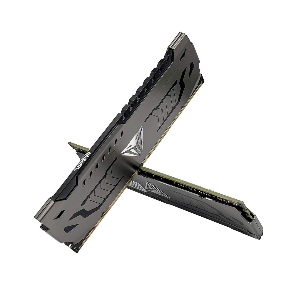 Patriot Viper Steel DDR4 3600MHz PC4-28800 32GB (2 x 16GB) Aluminum Heatsink Desktop Memory PVS432G360C8K