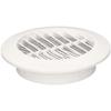 Grille d'aération - KOTARBAU - Rond - Diamètre 70 mm - Moustiquaire - Blanc