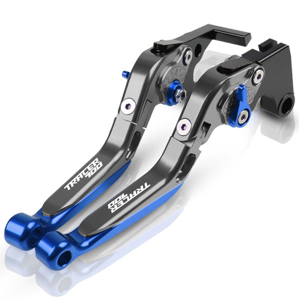 

Тормозной рычаг сцепления мотоцикла с ЧПУ, выдвижные регулируемые складные рычаги для YAMAHA TRACER700 TRACER 700 2016 2017 TRACER700 2016-2020iGN