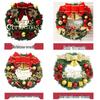 30cm Artificial Christmas Wreath - Holiday Decoration for Window, Door, or Shopping Mall Display.