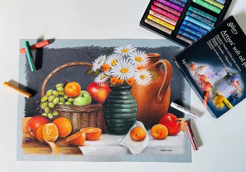 Mungyo Gallery Soft Oil Pastels, 36-piece set, Assorted Colors (MOPV-36)