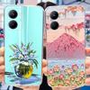 For Realme C33 2023 Case New Fashipn Painted Back Cover Soft Silicone Phone Case For Realme C33 C 33 RealmeC33 Fundas 6.5'' Bags
