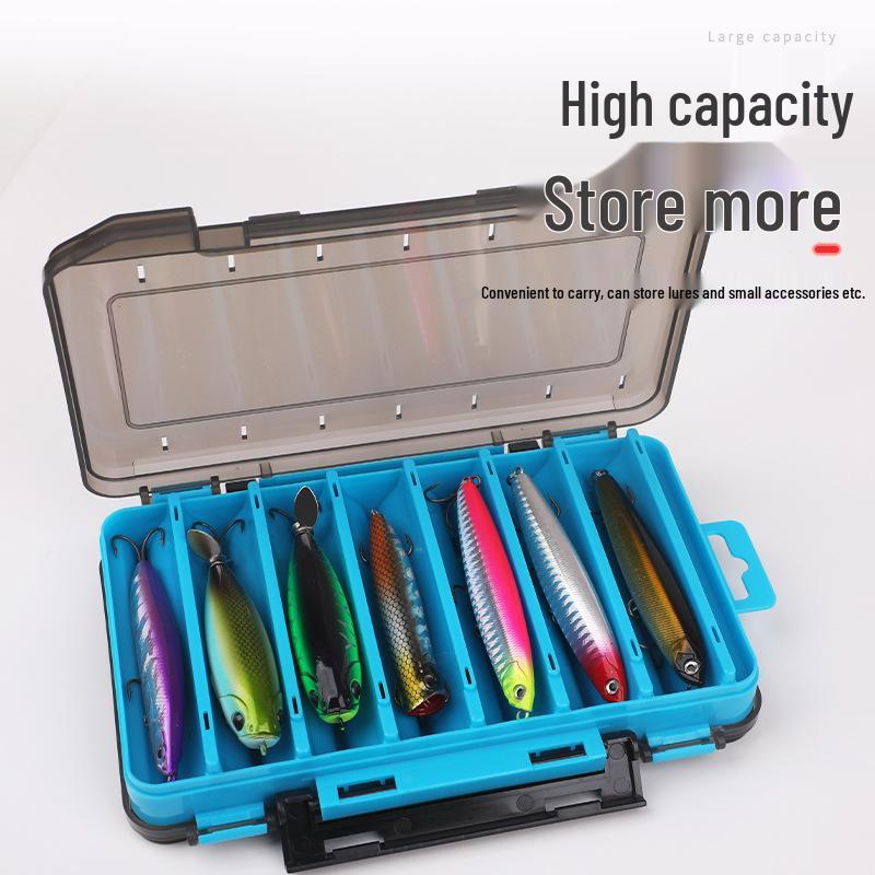 Dual-Layer Double-Sided Fishing Lure Storage Box