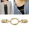 Zinc Alloy Round Sweater Shawl Clips Fasteners Back Cincher Clip Clothes Tightener For Fixing Blouse Traditional Attire