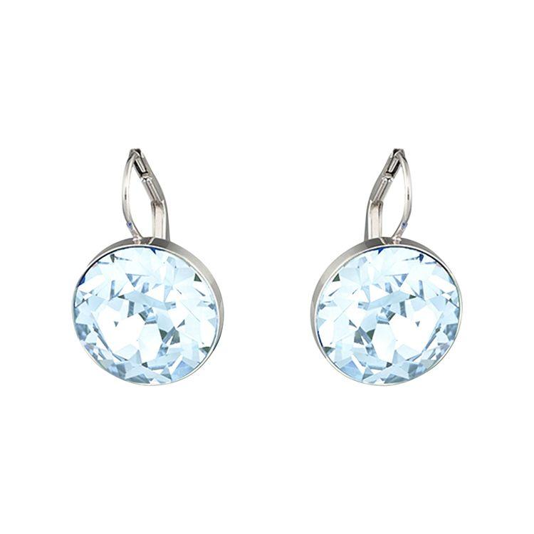 Swarovski Bella Pierced Blue Crystal Earrings Women earrings 5528515 Blue