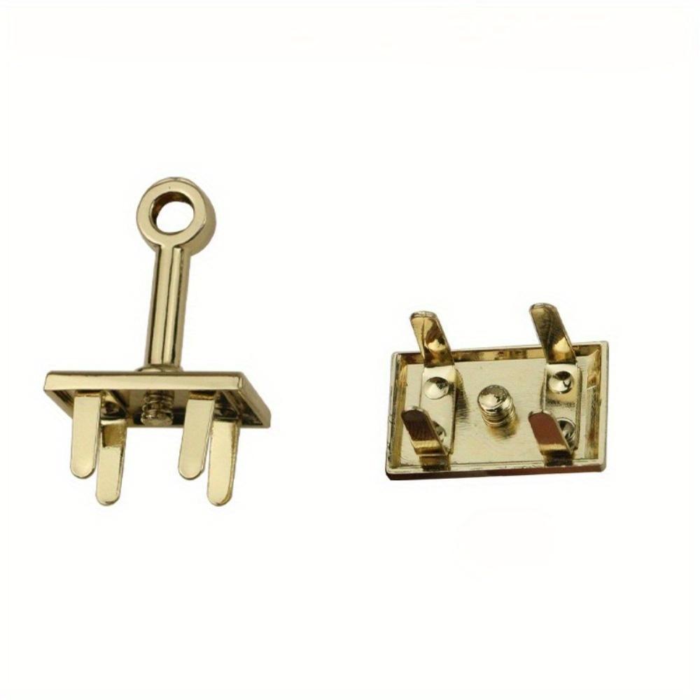 2 ks Kovová přezka s uzávěrem Módní dekorace na tašku Spona pro DIY Kabelku Tašku Peněženku Zavazadlo Kování Uzávěr Díly a příslušenství na tašku