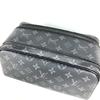 Louis Vuitton M46354 MonogramEclipse dopp-kit Clutch pouch Hand Bag Black Unused