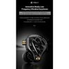 KZ NEW Vibe X Low Frequency Vibration Earbuds HiFi IEM Deep Bass Headset Stereo Sound In-Ear Earphones for Music Gaming