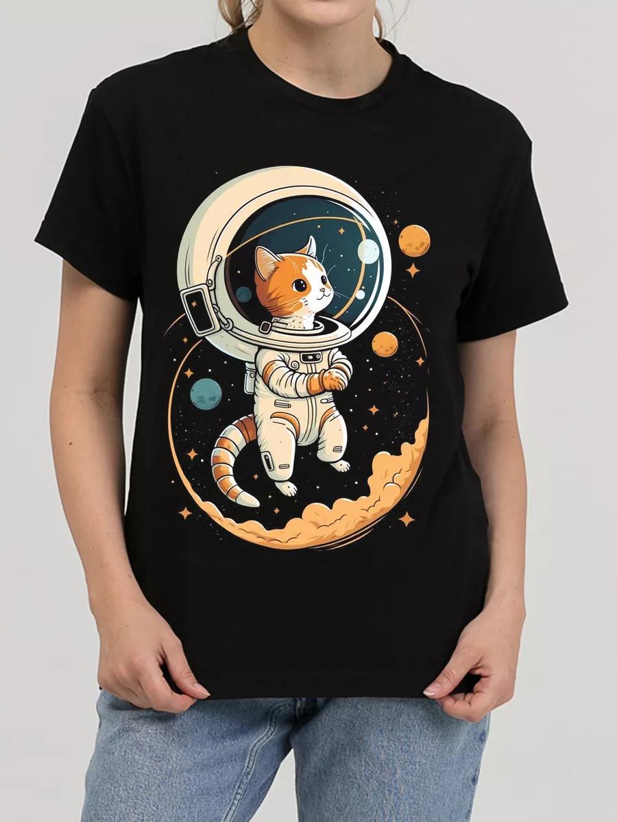 T-shirt with glowing beaver print 4XL