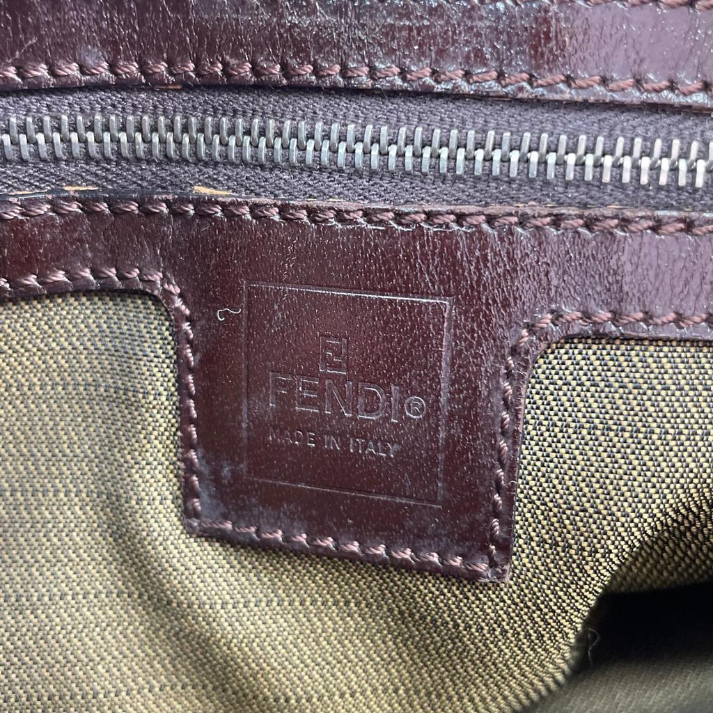 FENDI Zucca mamma bucket 2354 Shoulder Bag Brown Women used