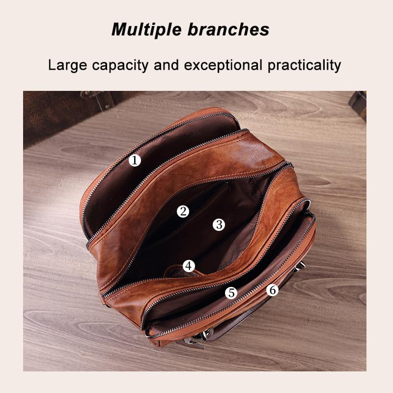 Retro Handmade Women's Handbag For Ladies Leather Should Bags Bohemian Style Soft Boston Luxury Handbags