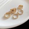 Gold Plated Zircon Pearl Glass Tassel Open Ring - Luxury Statement Piece Ring