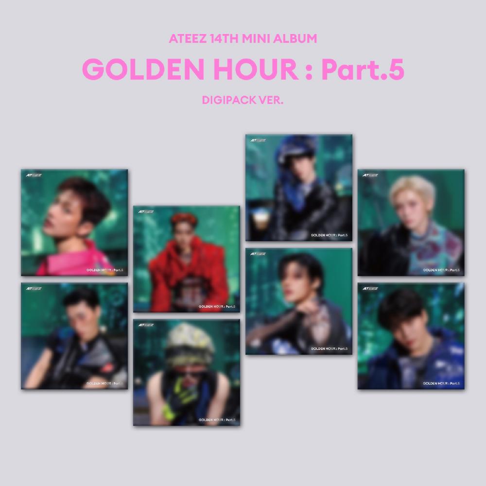 Pre-order ATEEZ GOLDEN HOUR: Part.5 Digipack Ver. & SHOP POB