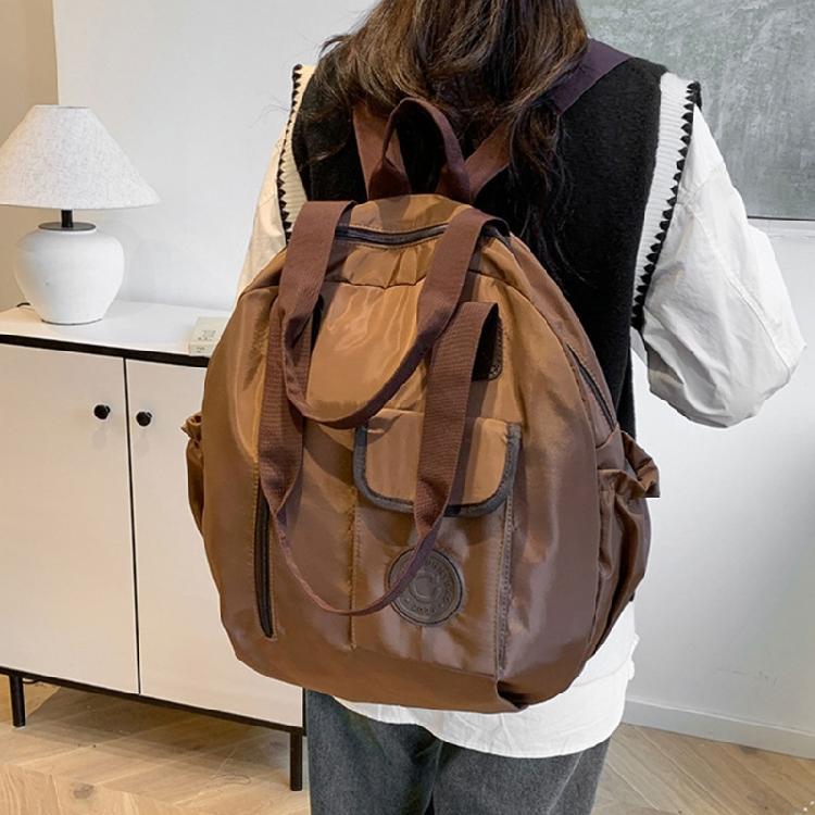 Travel Nylon Backpack with Spacious Storage Space Outdoor Travel Shoulder Bag School Bags for Organized and Easy Access