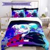 3pcs Harley Quinn Bedding Set Duvet Cover Closure Includes 1 Duvet Cover & 2 Pillowcases, Soft and Comfortable for All Seasons.