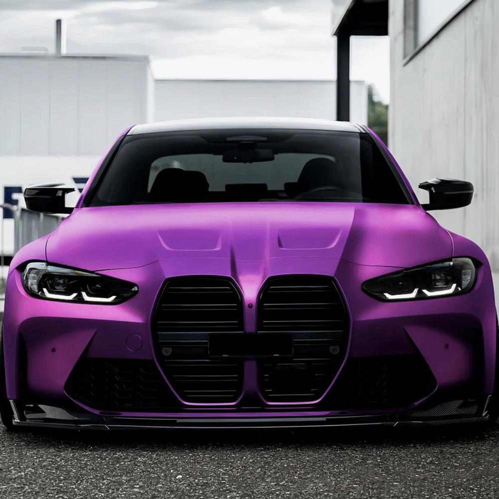 

Car Sticker Pearl Metal Purple Auto Wrapping Film Color Change Vinyl Film PET Bubble Free Car Accessories PVC Auto Decals 10x152cm