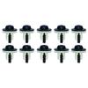 Easy Enhancement for Your For Ford Car 20 Sets of Wheel Arch Splash Guard Side Skirt Screw Grommet Kit Trim Clips