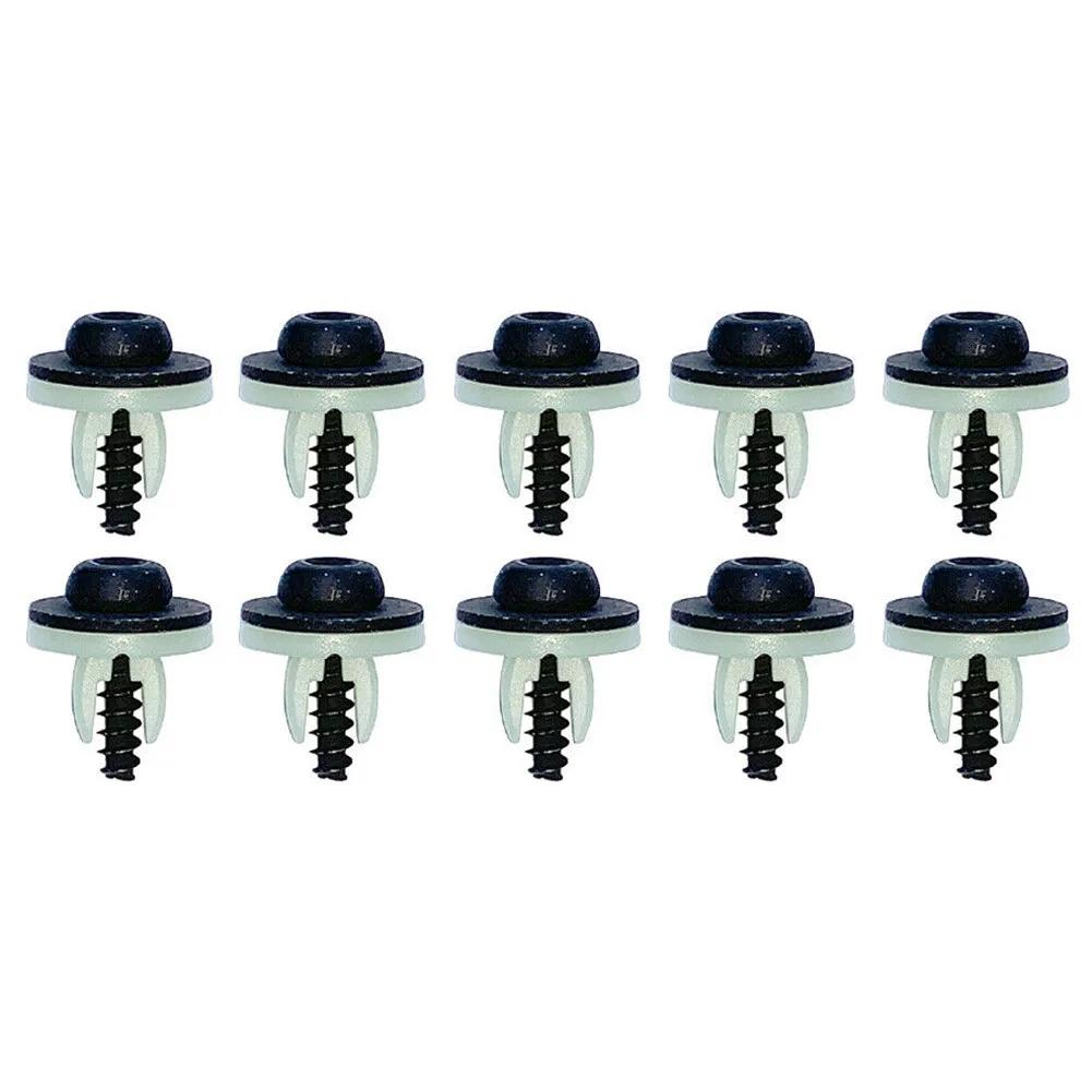 Easy Enhancement for Your For Ford Car 20 Sets of Wheel Arch Splash Guard Side Skirt Screw Grommet Kit Trim Clips