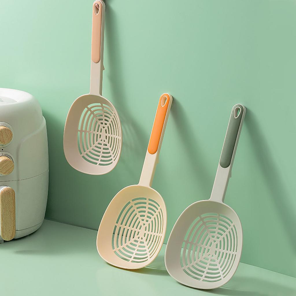 Leak Kitchen Pasta Spoon Fishing Dumplings Long Handle Food Grade High Temperature Resistant Spaghetti Large Funnel