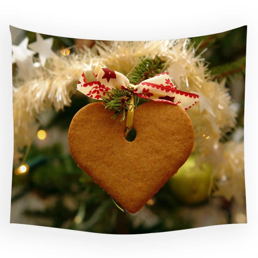 

Креативная Рождественская елка Спальня Гостиная Фоновое украшение гобелен Сочельник Праздничное украшение Гобелен