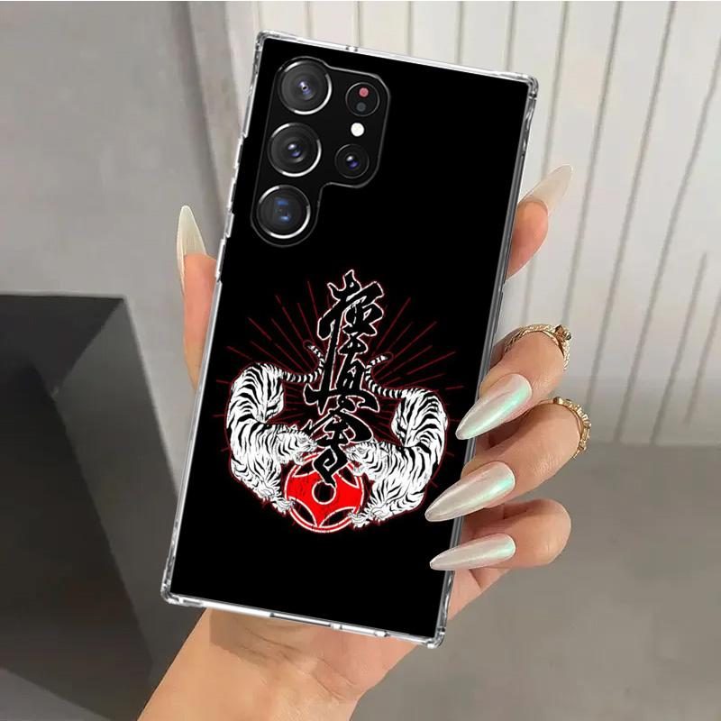

Oyama Kyokushin Karate Phone Case for Samsung Galaxy S26 S24 S23 Ultra S25 Edge S22 S21 Plus S20 FE + Soft Print Shell Funda Gal Samsung S21 Plus