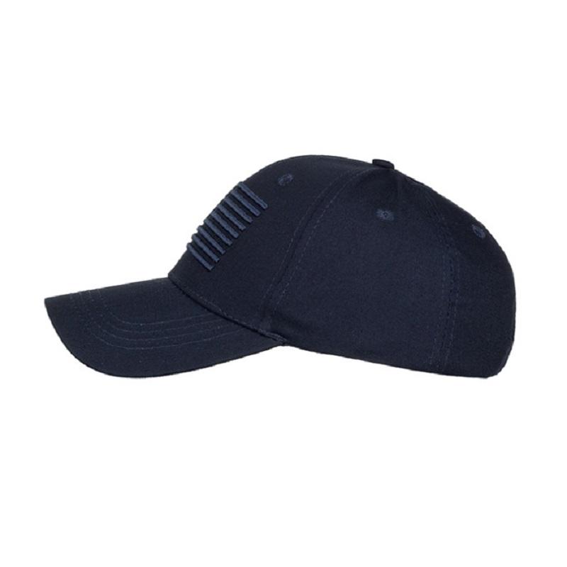 USA Flagge Stickerei Baseballkappe Einfarbig Vintage Sonnenhut Verstellbar Leichtgewichtige Papa-Hüte für Damen Herren