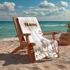 Custom Name Ultra-Soft Beach Towel with Elephant giraffe Theme,Ideal for Pool - Camping, Diving - Perfect Travel Essential, Vibrant Beach Towel.