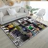Juventus Customize Your Name Carpet Suitable for Playrooms Living Rooms Dining Room Balcony Antislip Carpet Anime Office Decor Wedding Party Gift