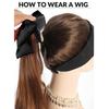 Retro Bow Comb Style Synthetic Wavy Curly Ponytail Wig Is Suitable for Novice Women To Wear At Daily Holiday Parties and Dances