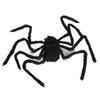 Spiders Halloween Decor Terrible Reusable Black Giant Spider Halloween Decoration for Indoor