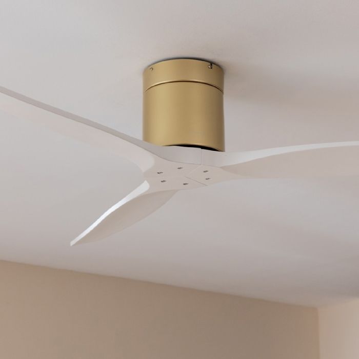 Cecotec Ventilateurs de plafond sans lumière EnergySilence Aero 5500 Aqua GoldWhite Connected