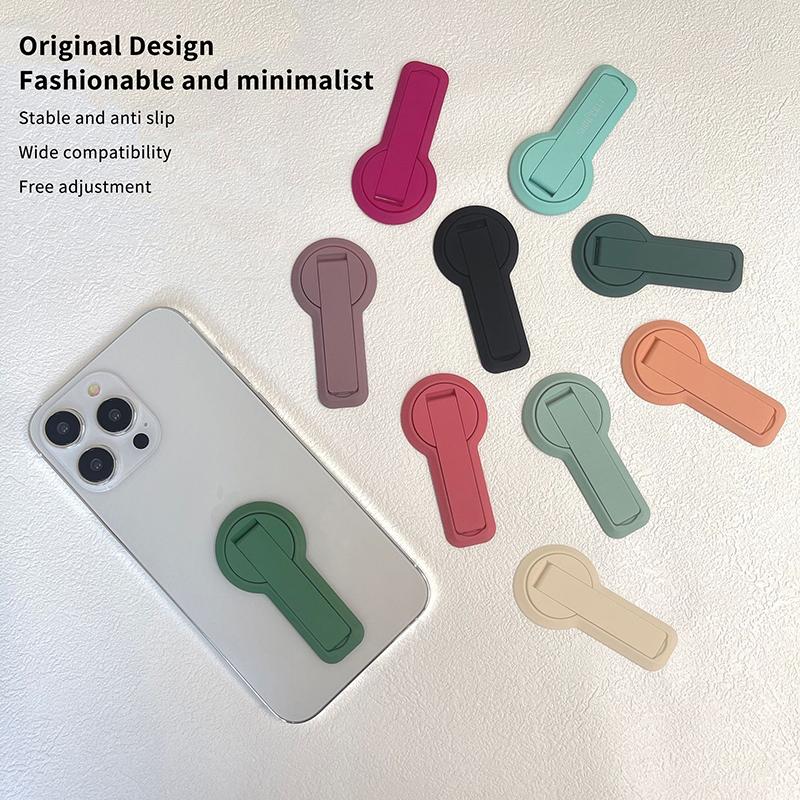 Portable Self Adhesive Phone Holder Cellphone Kickstand Foldable Desktop Phone Mount Stands Bracket For Iphone For Android