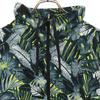 NEW BALANCE Floral Woven Jacket M black Windbreaker Women Used