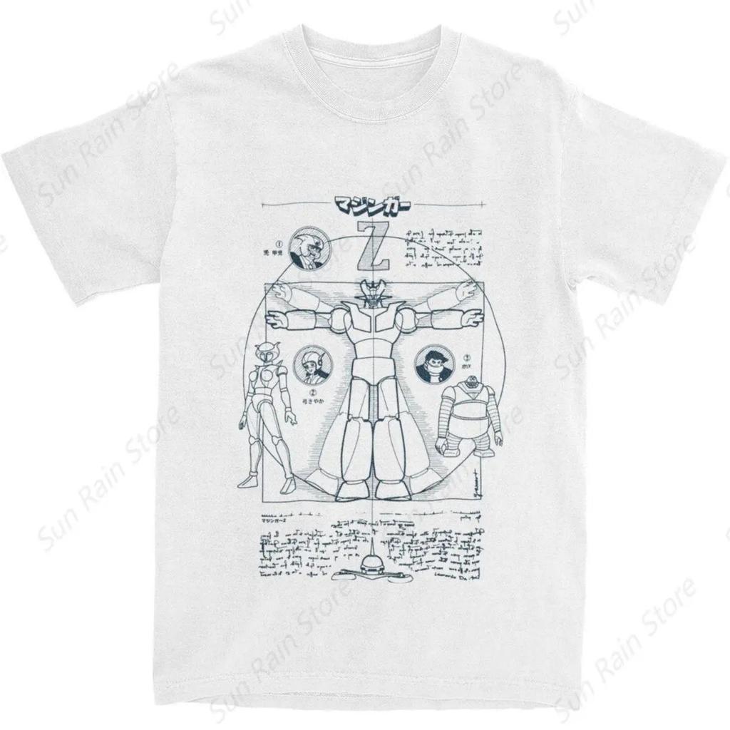 Men Women's Tranzor Z Robot Mazinger Z Shirt Apparel Casual 100% Cotton T Shirt Tee Clothing New Arrival