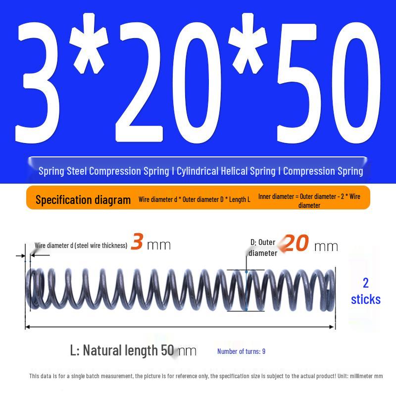 Compression Spring Y-Type Shock Absorbing Coil 3*16/17/18/19/20