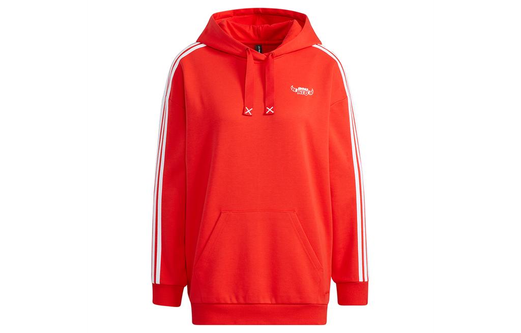 Adidas Neo Sweatshirts Women's Red Hooded Moderate Regular GS2573