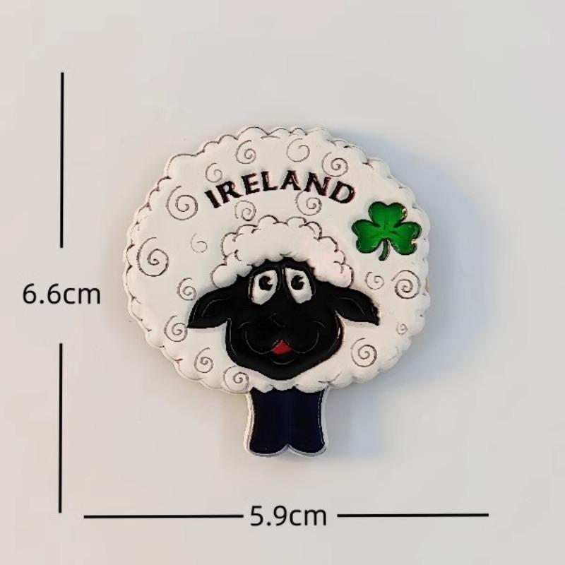 Irland Kühlschrankaufkleber Edinburgh Reise Souvenirs Kleeblatt Kühlschrankmagnete Heimdeko Hochzeitsgeschenke