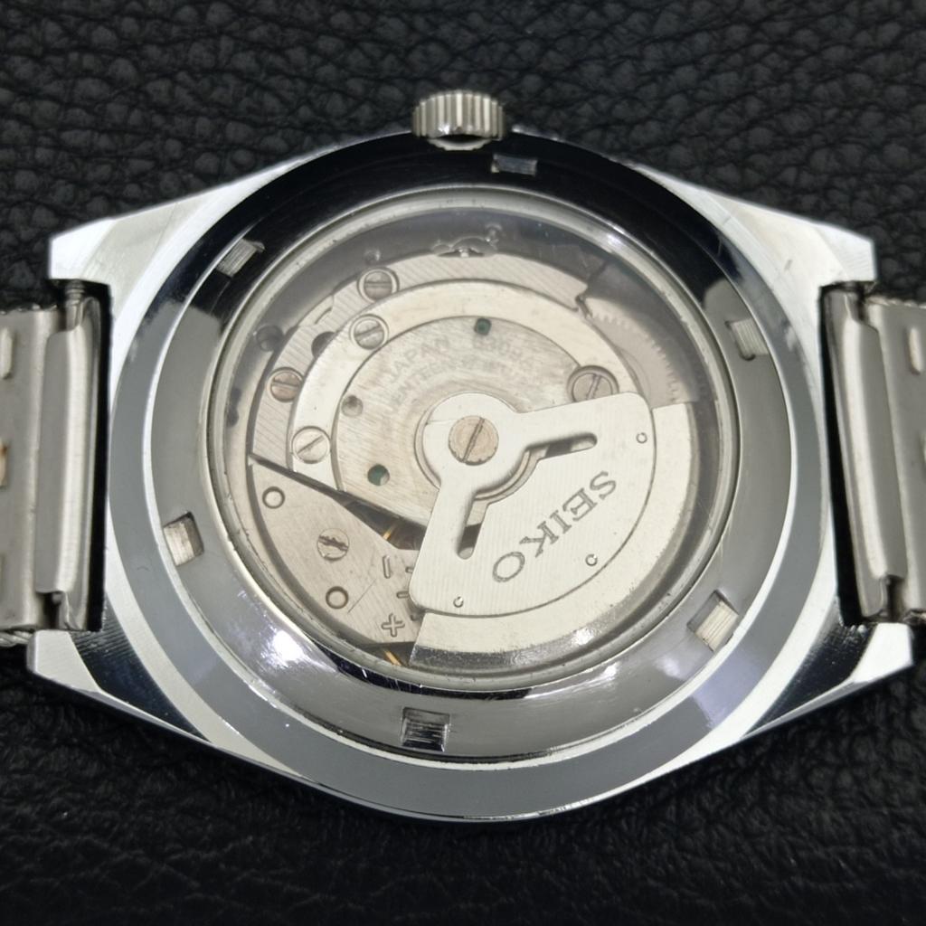 AUTOMATIC VINTAGE REFURBISHED SEIKO 5 JAPAN 6309A MENS BLUE DIAL WATCH a441326-4