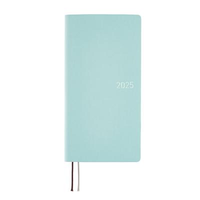 Hobonichi Techo 2025 Weeks January Weekly Slim Vertical Smooth/Vanilla Soda, Start, Planner, Left,