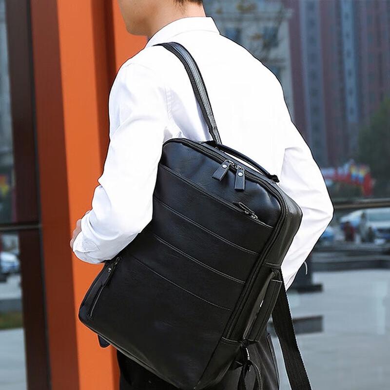 Li Shen PU Business Travel Backpack
