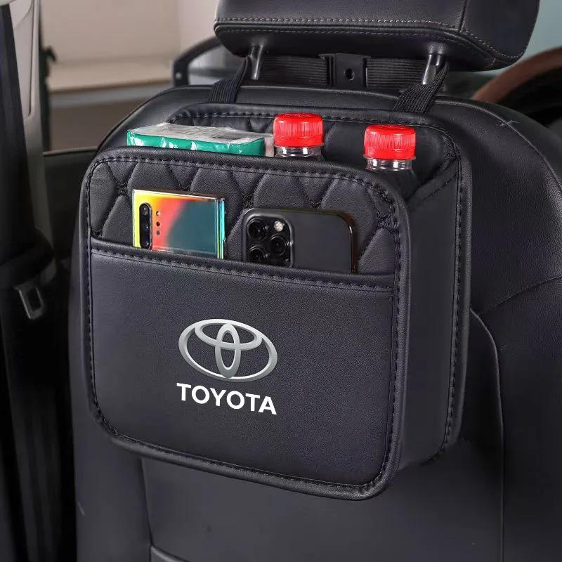 Car Backseat Organizer Multifunction Interior Storage Bag For Toyota Rav4 CHR Yaris Prius Avensis Corolla Camry Highlander GR 86